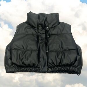 Black Puffer Vest